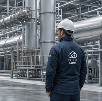 Cloud Farm engineer at a production facility